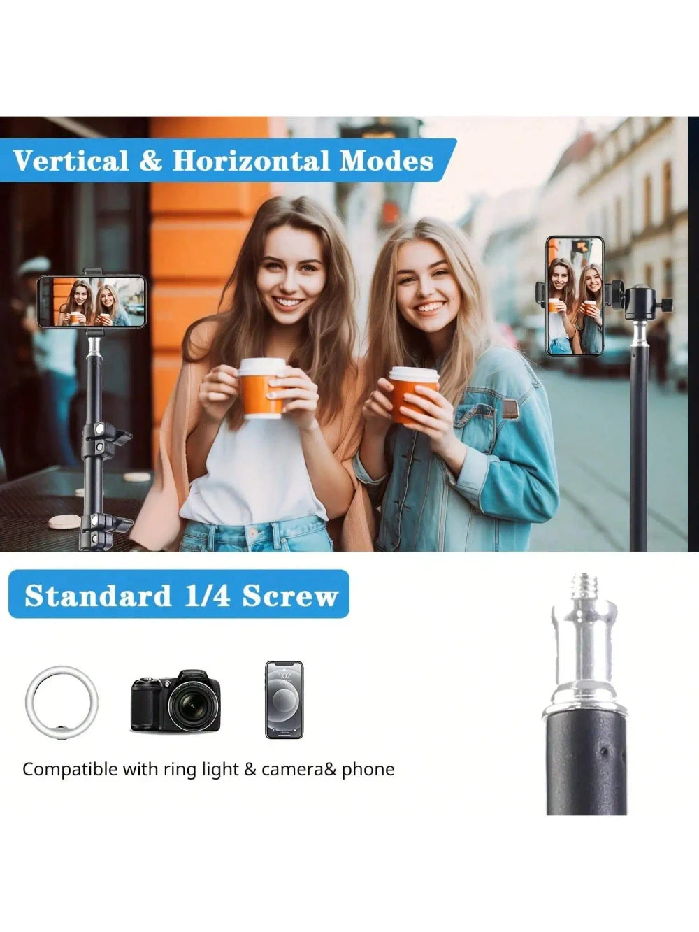 Multifunctional Foldable Phone Tripod