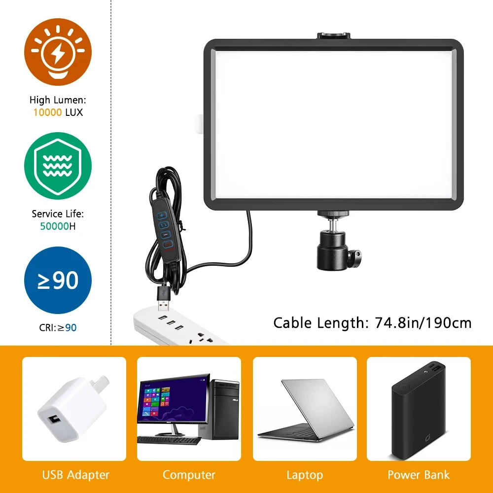 RGB Video Light Panel Kit